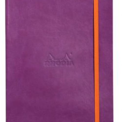 Rhodiarama A5 Notebook - Violet / LINED