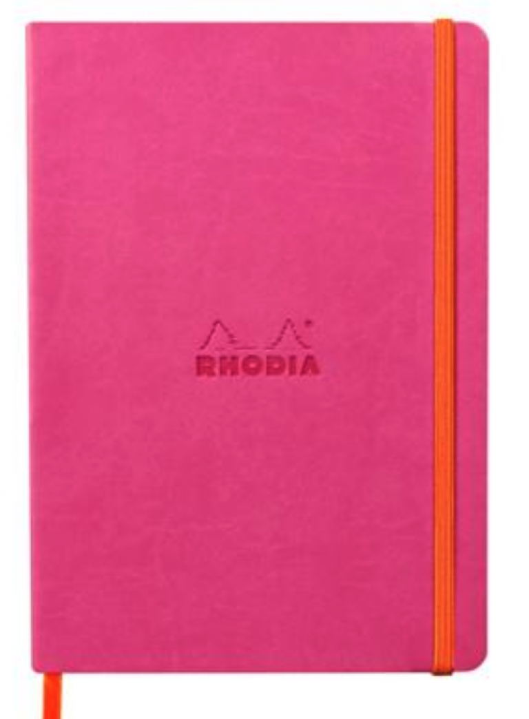 Rhodiarama A5 Notebook - Fuschia / LINED