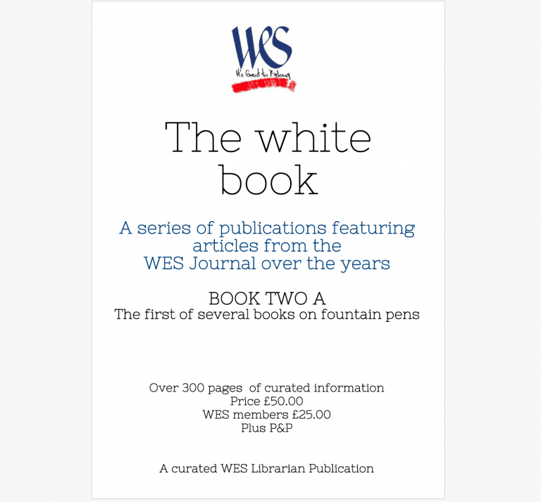 WES White Book #2A - Fountain Pens